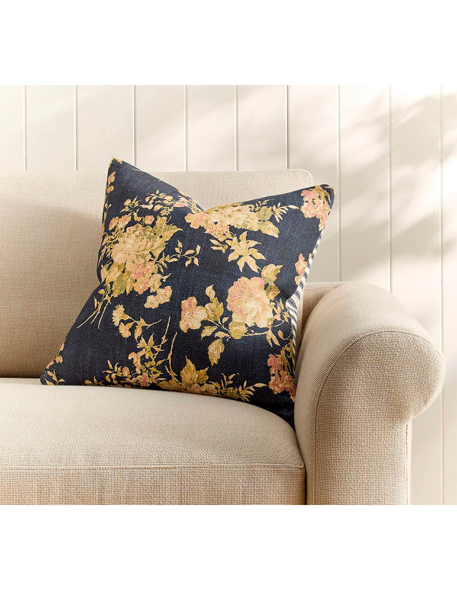 Funda cojín floral
