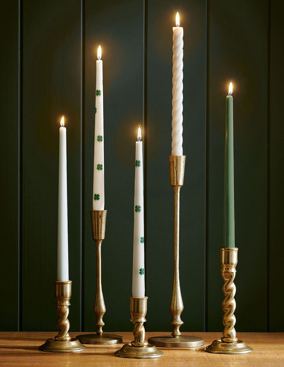 Vela taper 6 piezas 10
