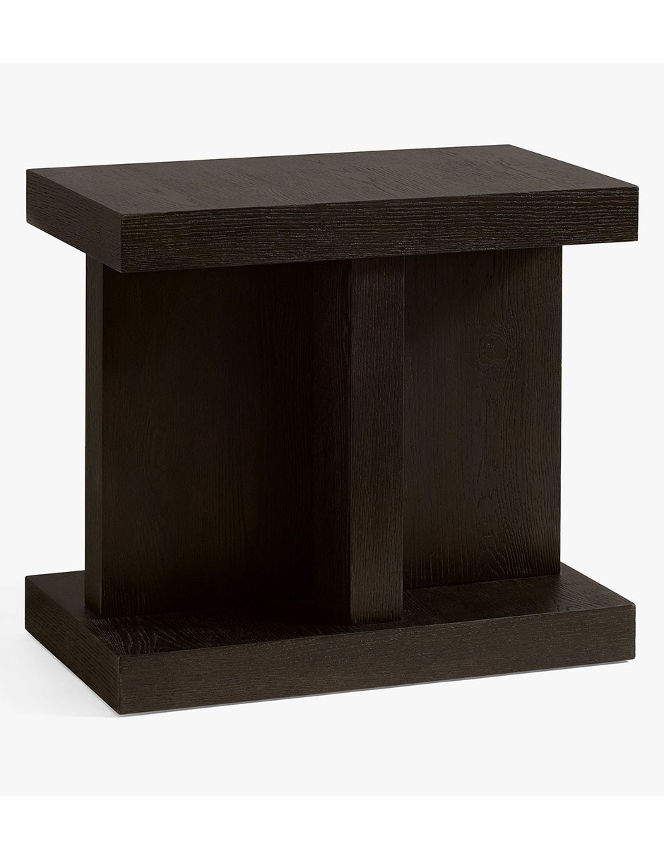 Mesa lateral Newport de madera 2