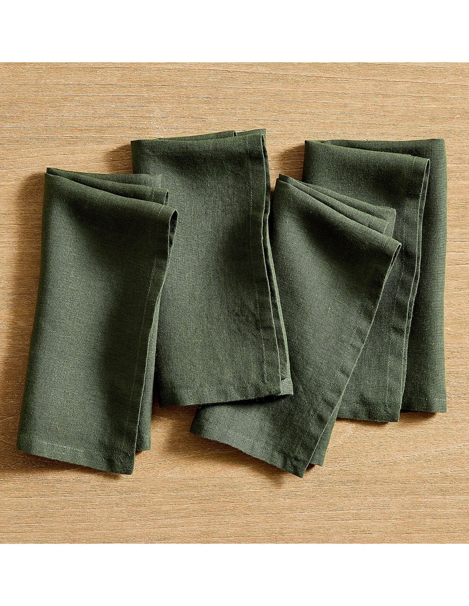 Set servilleta Eliza Linens de lino 4 piezas