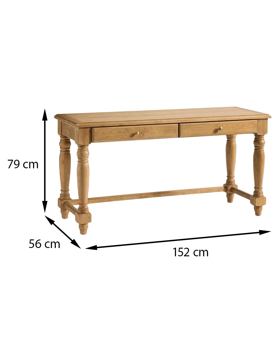 Escritorio Sawyer de madera 8