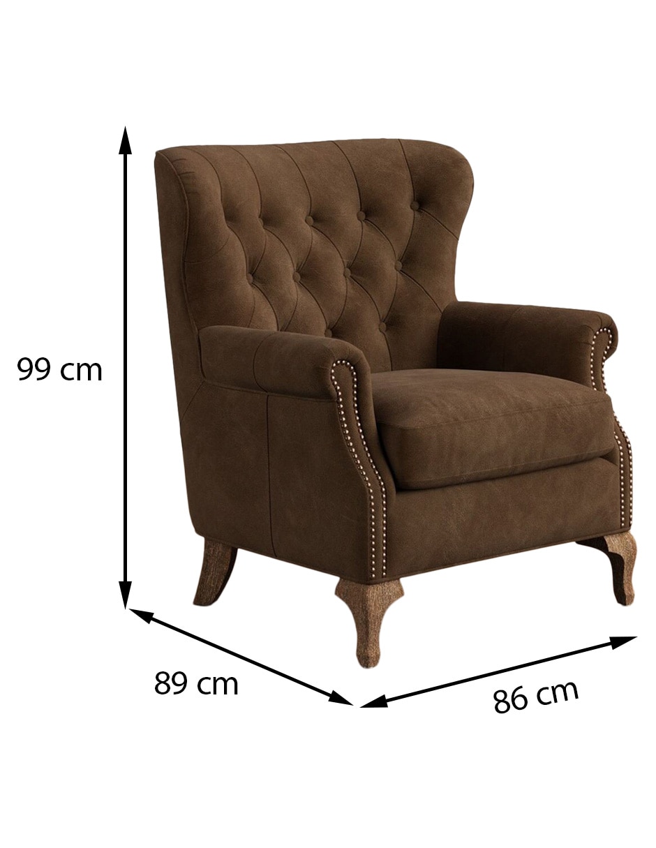 Sillon August Leather de piel 2