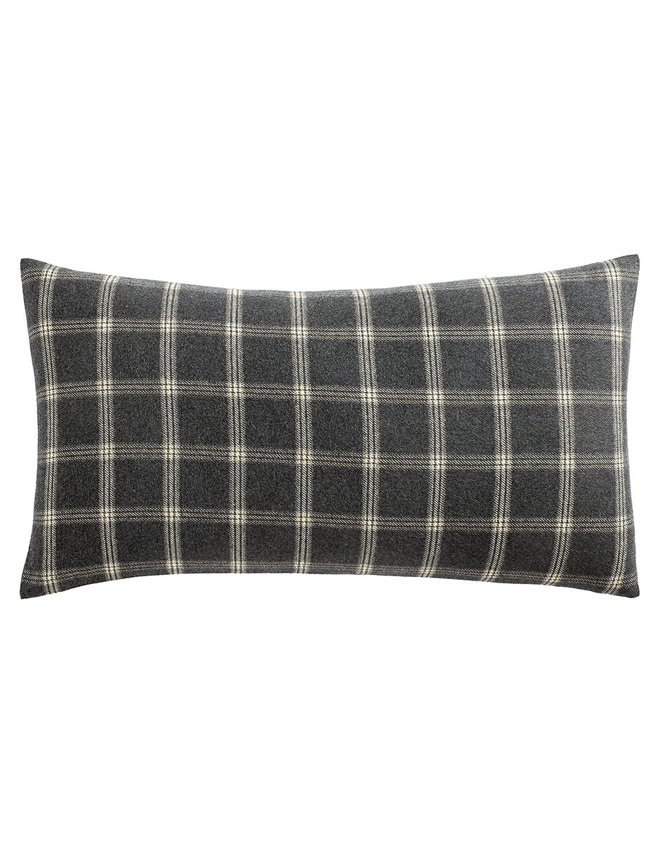 Funda para almohada plaid flan