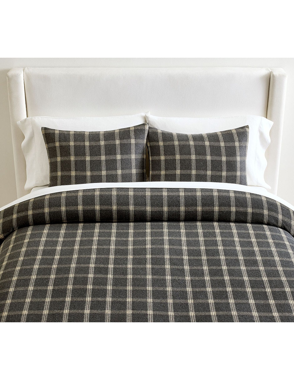 Funda para almohada plaid flan 2