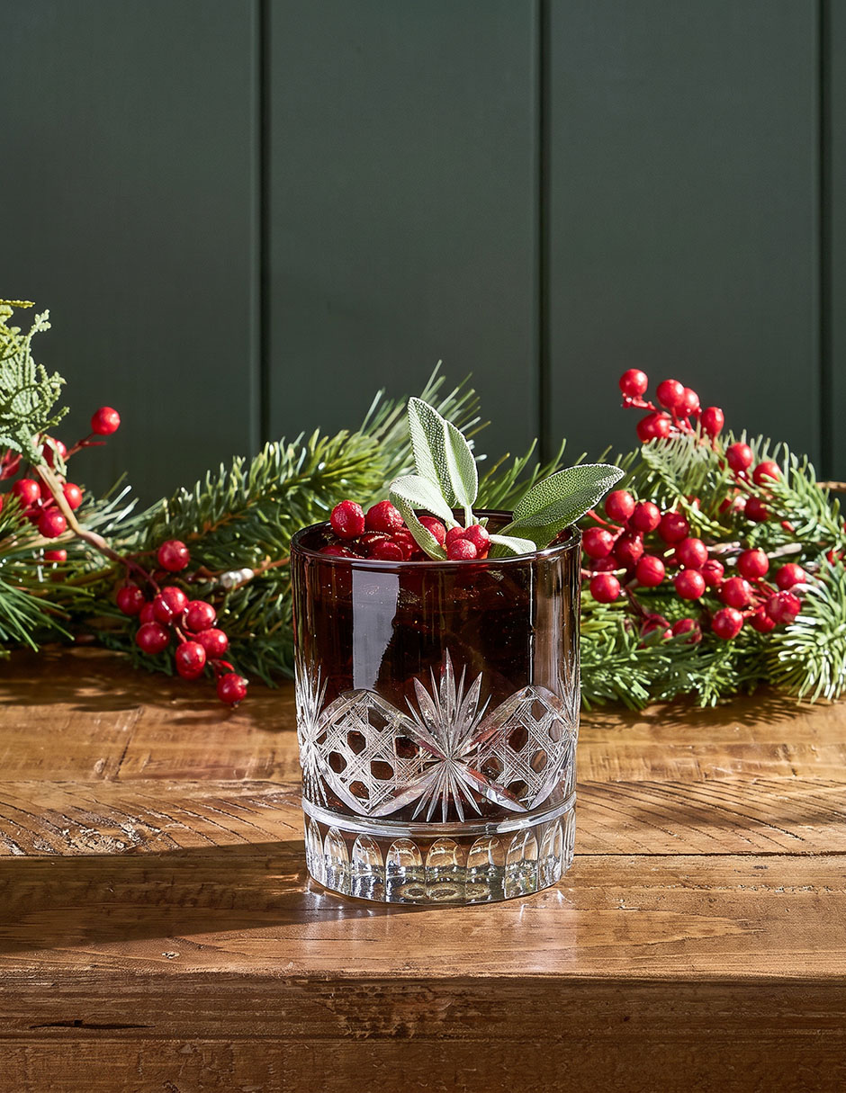 Vaso cocktail antique cut de cristal 2