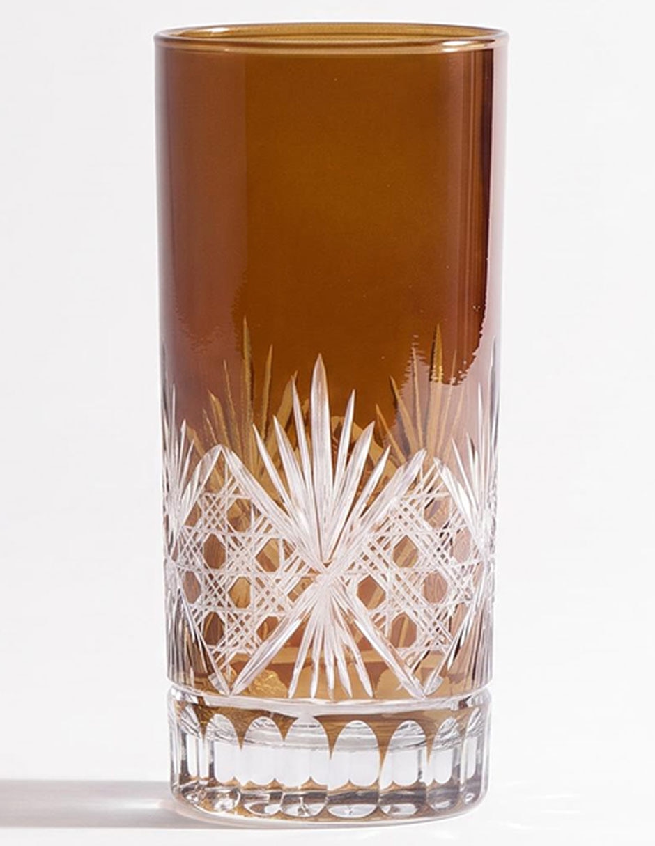 Vaso cocktail Antique Cut de cristal
