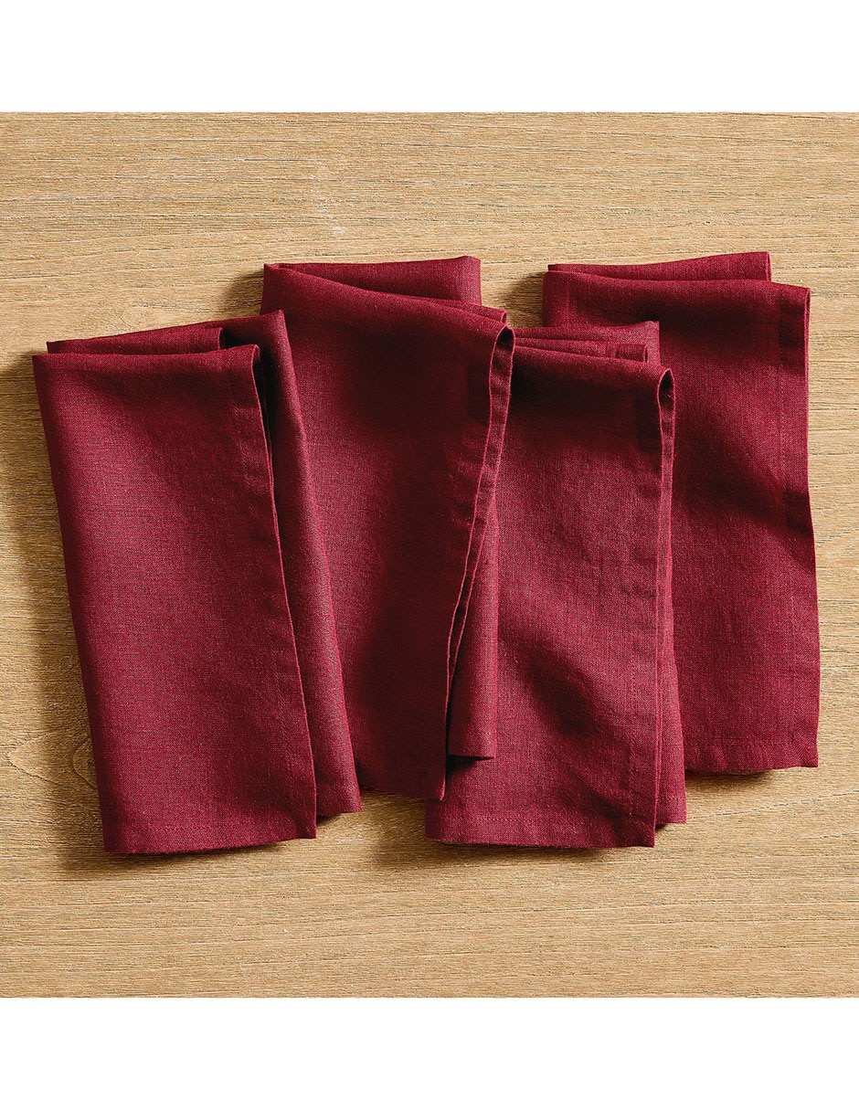 Set servilleta Eliza Linens de lino 4 piezas