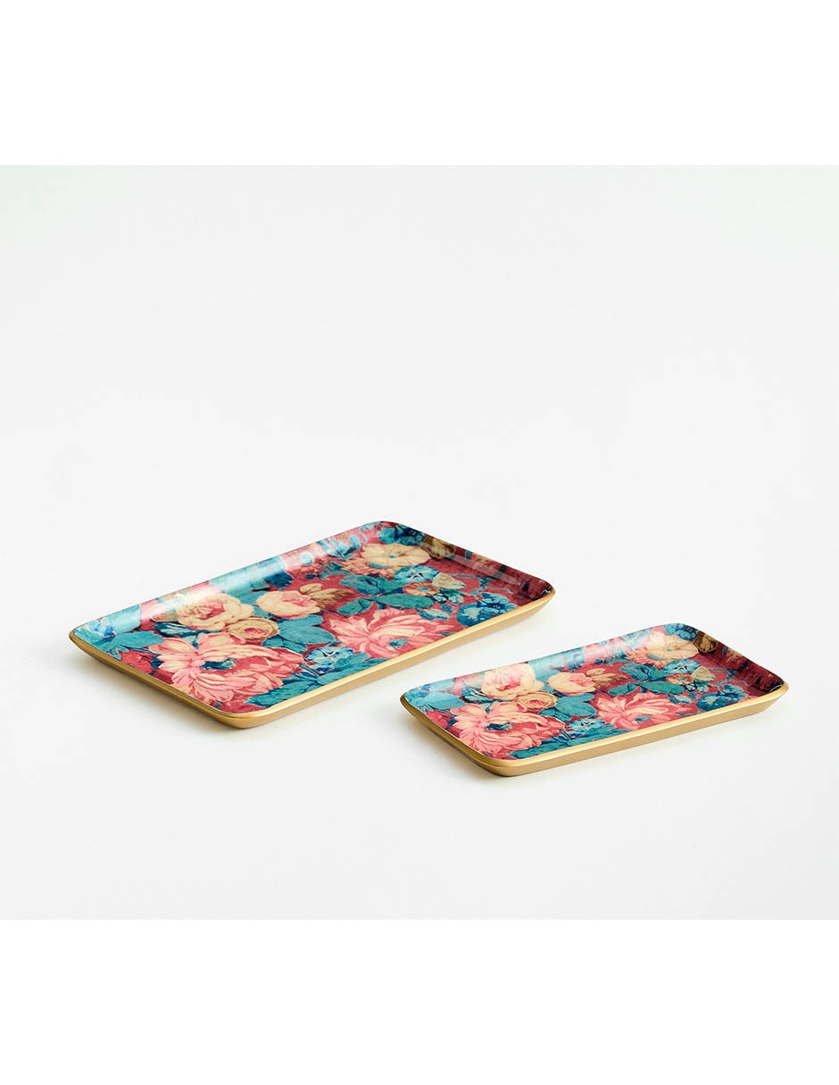 Charola decorativa printed enamel 3