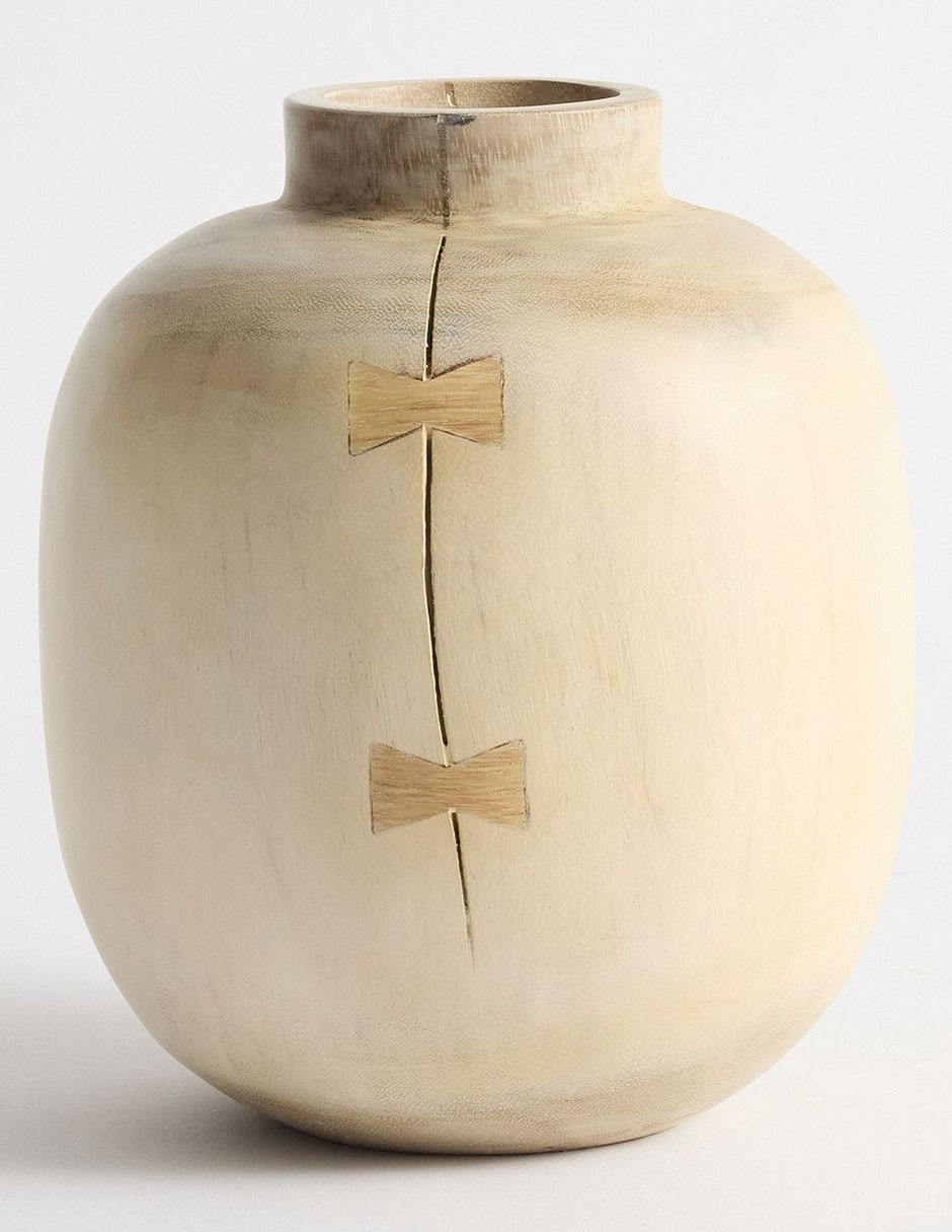 Jarrón de madera Jarrón de madera