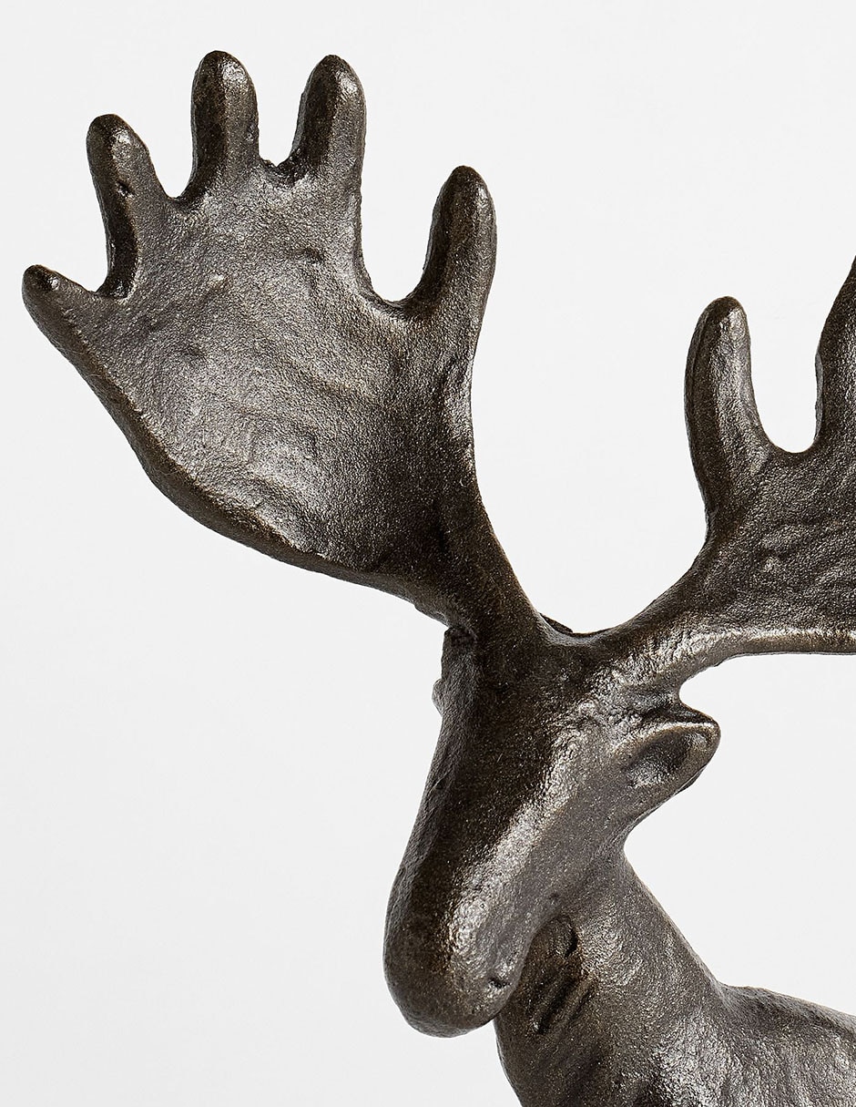 Figura decorativa de alce Sculpted Moose 2