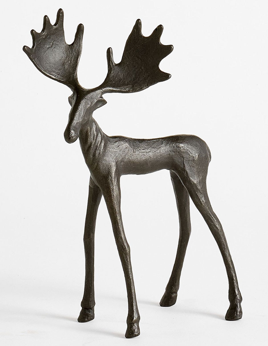 Figura decorativa de alce Sculpted Moose Figura decorativa de alce Sculpted Moose