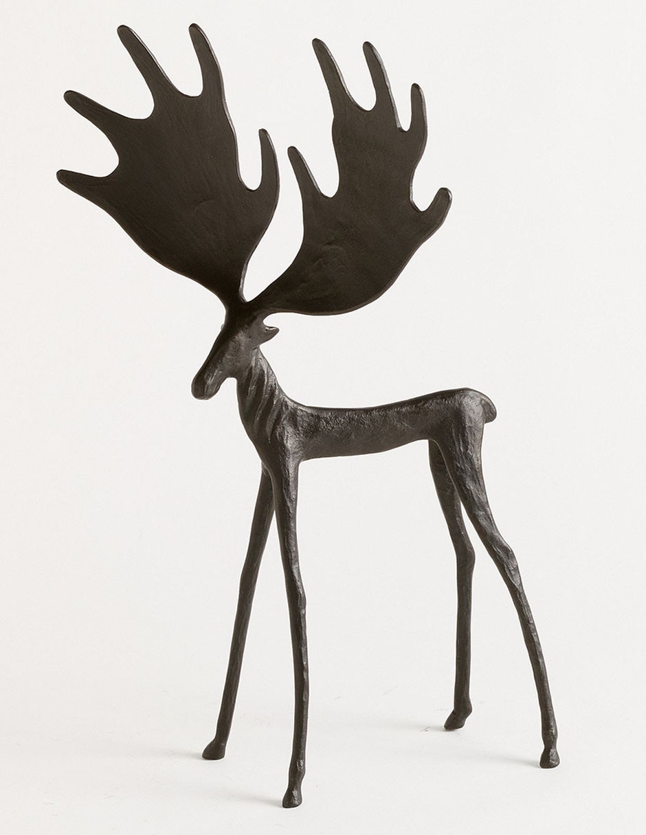 Figura decorativa de alce Sculpted Moose