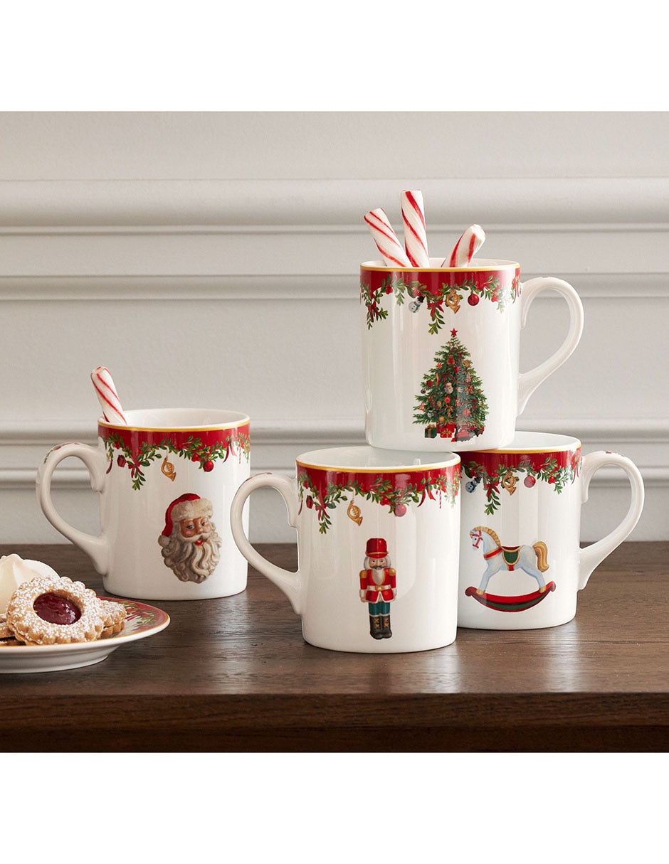 Set de tazas navideñas Nostalgic Christmas 4 piezas 2