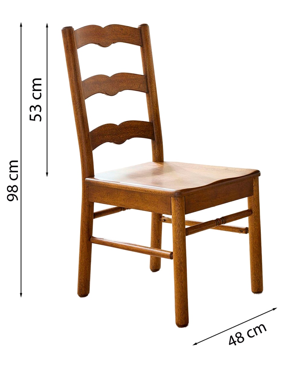 Silla set 2 piezas Sumerville de madera 9