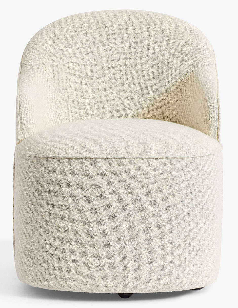 Silla oficina Jamie de tela 2