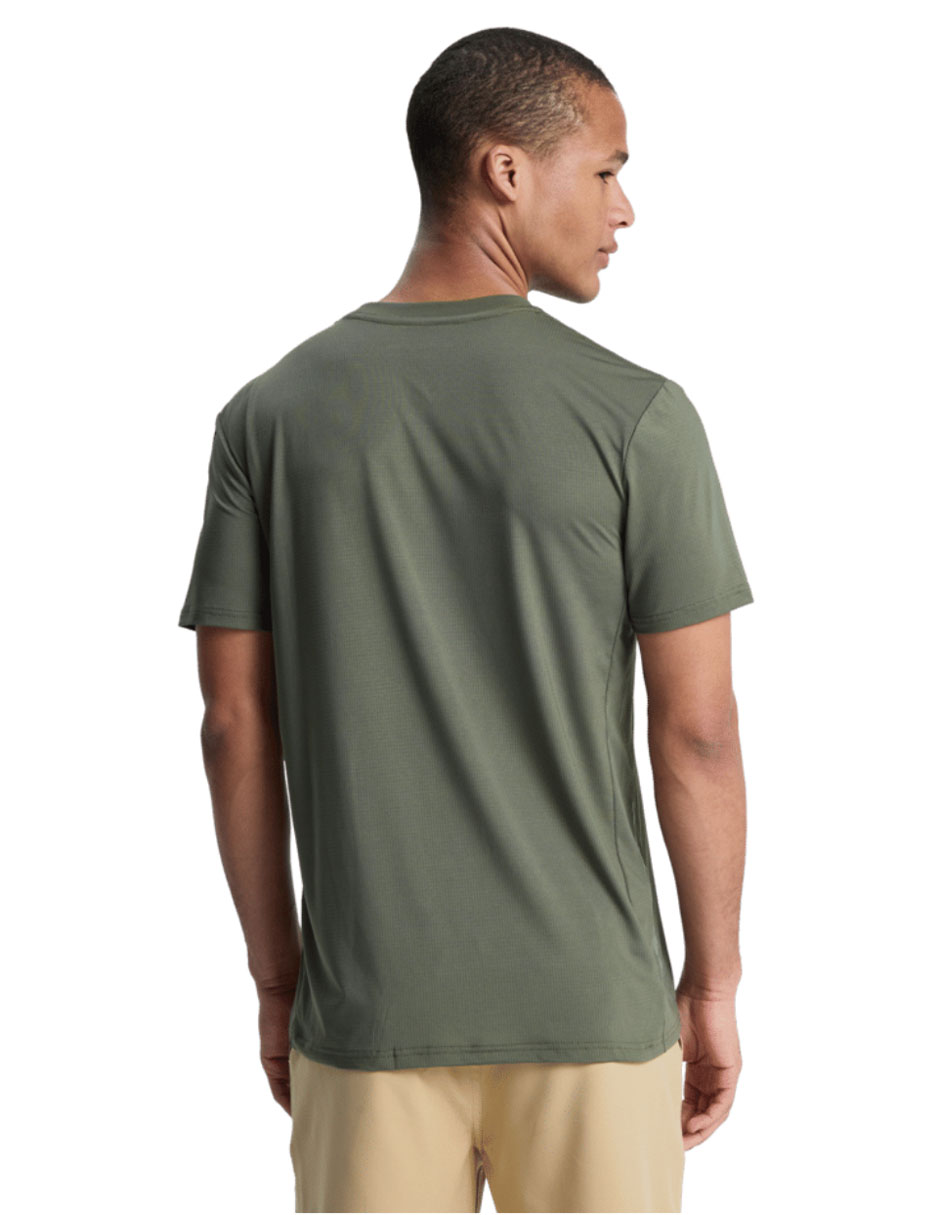 Playera Caecilian Ss manga corta para hombre 4