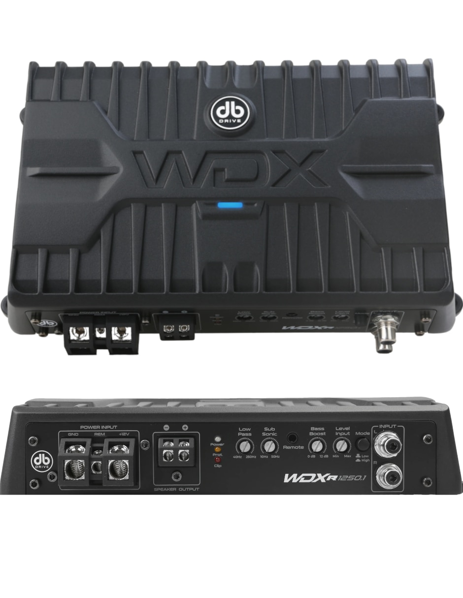 Amplificador para auto WDX-R1250.1 de 12 VDC